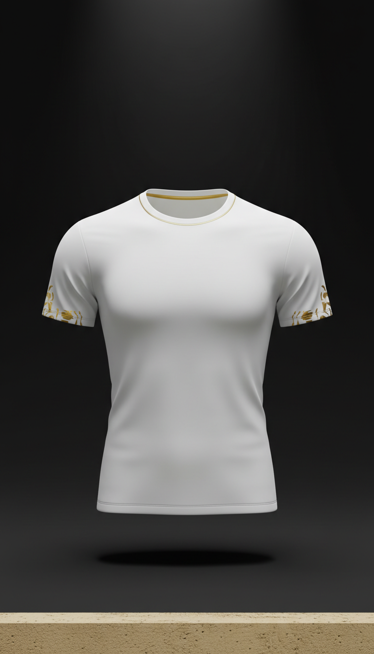 Fitted Pitch White Shirt