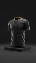 Third jersey with metallic finishes